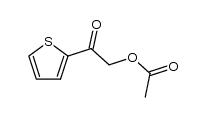 2-oxo-2-(α-thienyl)ethyl acetate Structure