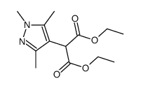 diethyl 2-(1,3,5-trimethylpyrazol-4-yl)propanedioate Structure