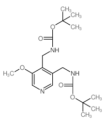 叔丁基(5-甲氧基吡啶-3,4-二烷基)双(亚甲基)二氨基甲酸酯图片