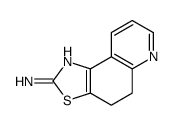 4,5-dihydrothiazolo(4,5-f)quinolin-2-amine Structure