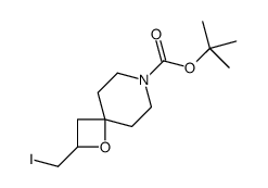 1-Oxa-7-azaspiro[3.5]nonane-7-carboxylic acid, 2-(iodomethyl)-, 1,1-dimethylethyl ester picture