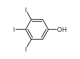 3,4,5-triiodo-phenol Structure