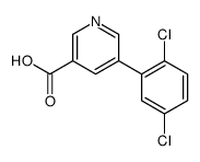 5-(2,5-dichlorophenyl)pyridine-3-carboxylic acid结构式