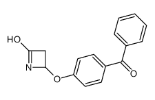 4-(4-benzoylphenoxy)azetidin-2-one Structure