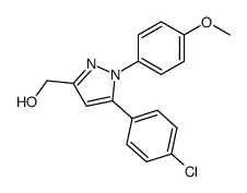 5-(4-Chlorophenyl)-3-hydroxymethyl-1-(4-methoxyphenyl)pyrazole Structure