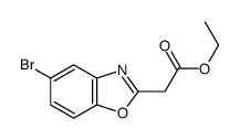 2-(5-溴苯并[d]唑-2-基)乙酸乙酯结构式