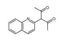 3(2-quinolyl)-2,4-pentanedione结构式