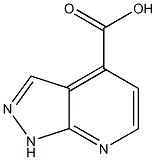 1H-Pyrazolo[3,4-b]pyridine-4-carboxylic acid结构式