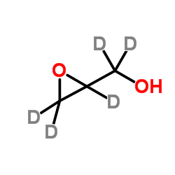 Oxiran-2-ylmethanol-d5结构式