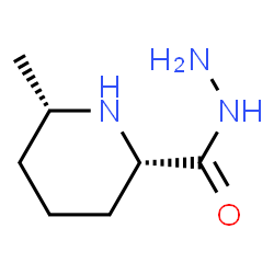 2-Piperidinecarboxylicacid,6-methyl-,hydrazide,cis-(9CI)结构式