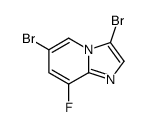 3,6-dibromo-8-fluoroimidazo[1,2-a]pyridine Structure