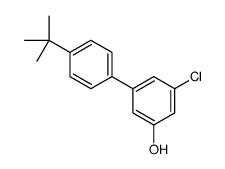 3-(4-tert-butylphenyl)-5-chlorophenol结构式