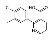 2-(4-chloro-3-methylphenyl)pyridine-3-carboxylic acid Structure