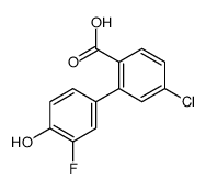 4-chloro-2-(3-fluoro-4-hydroxyphenyl)benzoic acid结构式