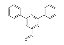 4-Nitroso-2,6-diphenylpyrimidine结构式