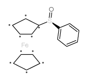 (R)-(对甲苯亚砜基)二茂铁结构式