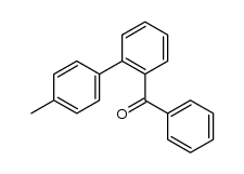 (4′-methylbiphenyl-2-yl)(phenyl)methanone Structure
