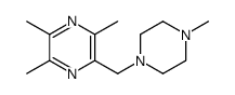 2,3,5-trimethyl-6-[(4-methylpiperazin-1-yl)methyl]pyrazine Structure