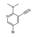 5-溴-2-(二甲基氨基)烟腈结构式