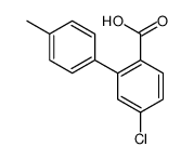 4-chloro-2-(4-methylphenyl)benzoic acid结构式