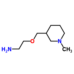2-[(1-Methyl-3-piperidinyl)methoxy]ethanamine结构式