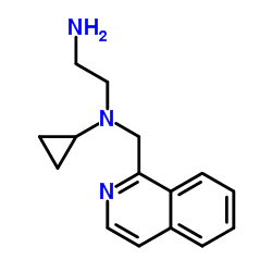 N-Cyclopropyl-N-(1-isoquinolinylmethyl)-1,2-ethanediamine结构式