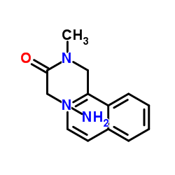 N-(1-Isoquinolinylmethyl)-N-methylglycinamide结构式