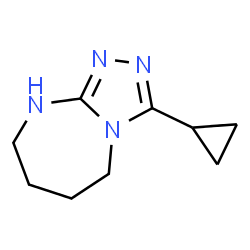3-Cyclopropyl-5H,6H,7H,8H,9H-[1,2,4]triazolo[4,3-a][1,3]diazepine structure