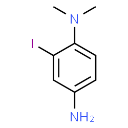 2-Iodo-N1,N1-dimethyl-1,4-benzenediamine Structure