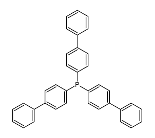 tris(4-phenylphenyl)phosphane Structure