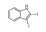 2,3-diiodo-1H-indole Structure