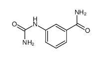 3-ureido-benzoic acid amide结构式