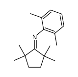 2,6-dimethyl-N-(2,2,5,5-tetramethylcyclopentylidene)aniline结构式