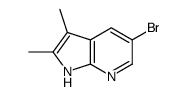 1H-Pyrrolo[2,3-b]pyridine, 5-bromo-2,3-dimethyl- Structure