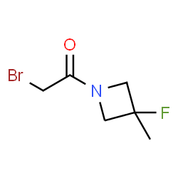 2-bromo-1-(3-fluoro-3-methyl-azetidin-1-yl)ethanone图片