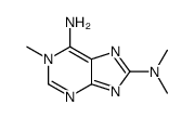 8-dimethylamino-1-methyladenine Structure