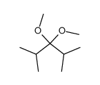 2,4-dimethyl-3-pentanone dimethyl ketal结构式