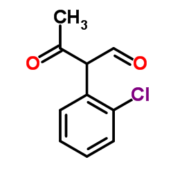 2-(2-Chlorophenyl)-3-oxobutanal Structure