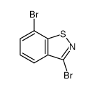 3,7-dibromo-1,2-benzisothiazole结构式
