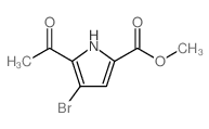 Methyl 5-acetyl-4-bromo-1H-pyrrole-2-carboxylate Structure