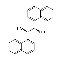 (R,R)-1,2-di(1-naphthyl)-1,2-ethanediol结构式