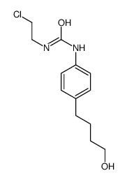 1-(2-chloroethyl)-3-[4-(4-hydroxybutyl)phenyl]urea Structure