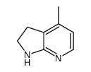 4-methyl-2,3-dihydro-1H-pyrrolo[2,3-b]pyridine结构式