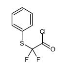 DIFLUORO(PHENYLSULFANYL)ACETYL CHLORIDE结构式