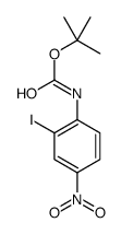 tert-butyl 4-nitro-2-iodophenylcarbamate structure