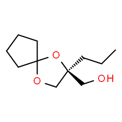 1,4-Dioxaspiro[4.4]nonane-2-methanol,2-propyl-,(S)-(9CI) structure
