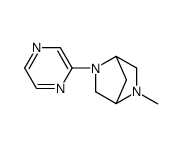 2,5-Diazabicyclo[2.2.1]heptane,2-methyl-5-pyrazinyl-,(1R)-(9CI) Structure