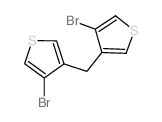 3-bromo-4-[(4-bromothiophen-3-yl)methyl]thiophene structure