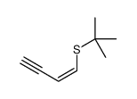 2-but-1-en-3-ynylsulfanyl-2-methylpropane Structure