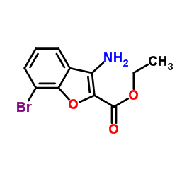 Ethyl 3-amino-7-bromobenzofuran-2-carboxylate图片